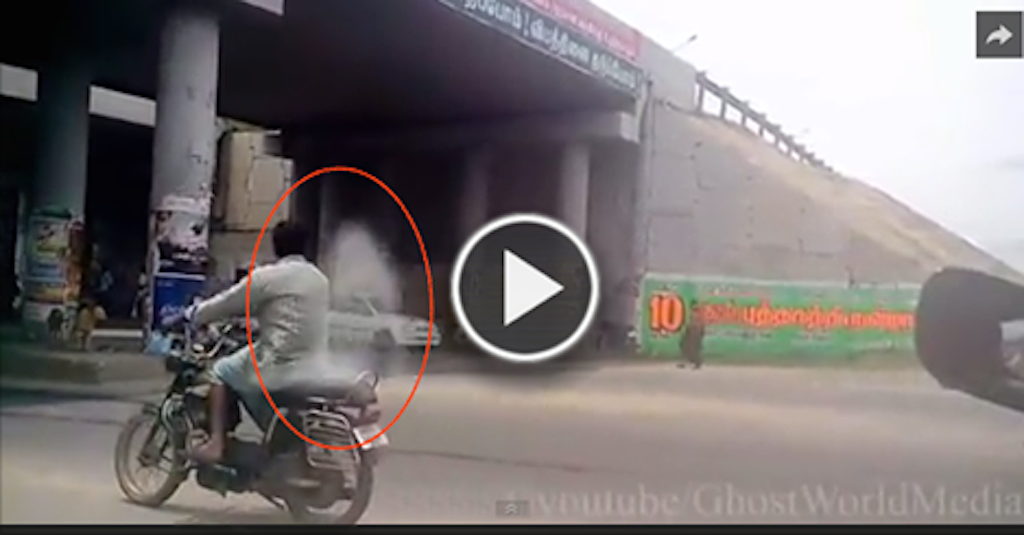 OMG!! Real Ghost Spirit Caught Back Seat Of The Bike Video